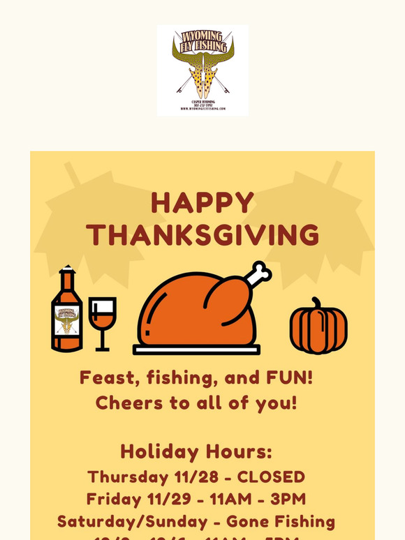 Feast, Fishing, and Fun: Happy Thanksgiving 🦃