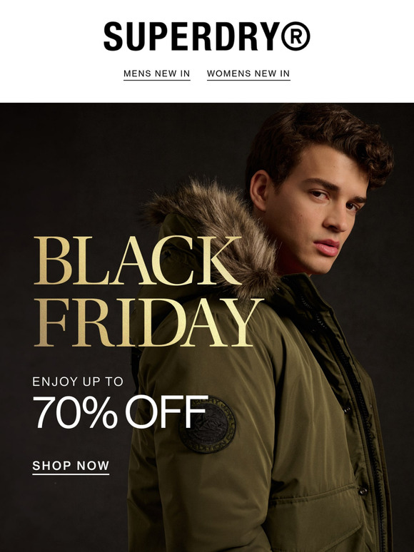 Black Friday: Up to 70% Off Jackets