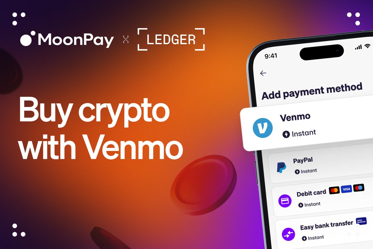 Ledger: Buy Crypto with Venmo on Ledger Live™! | Milled