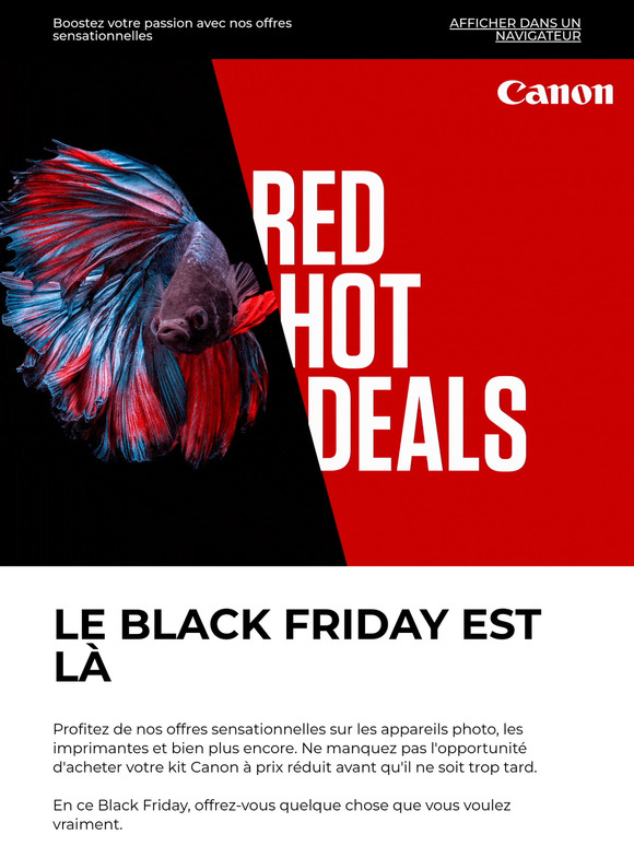 📸 📹🖨️ Le Black Friday commence AUJOURD'HUI !
