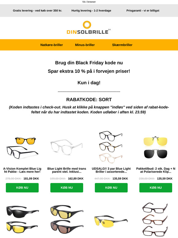 Din Rabatkode til Black Friday