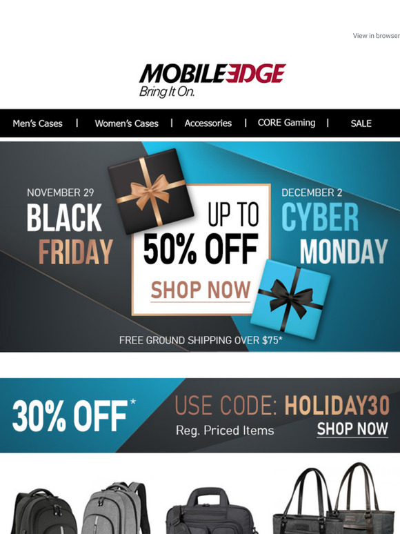Black Friday is Here: Save Up To 50%