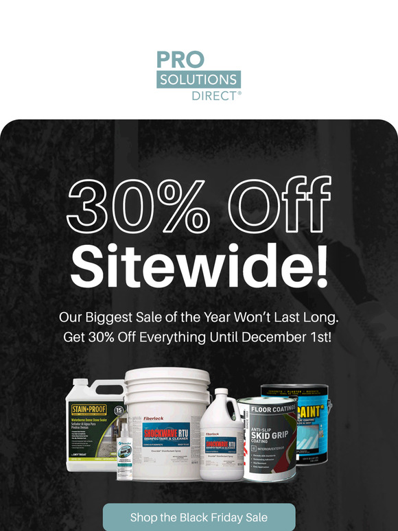 30% off sitewide!