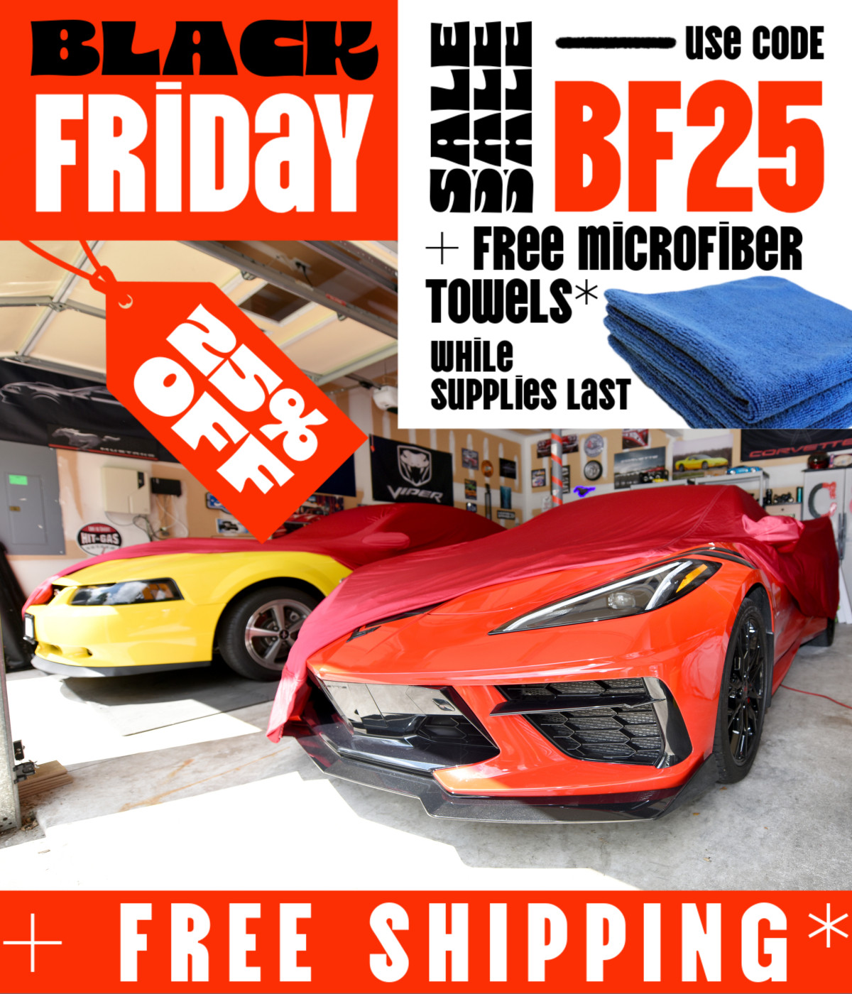 Save an extra 25% off everything with code: BF25