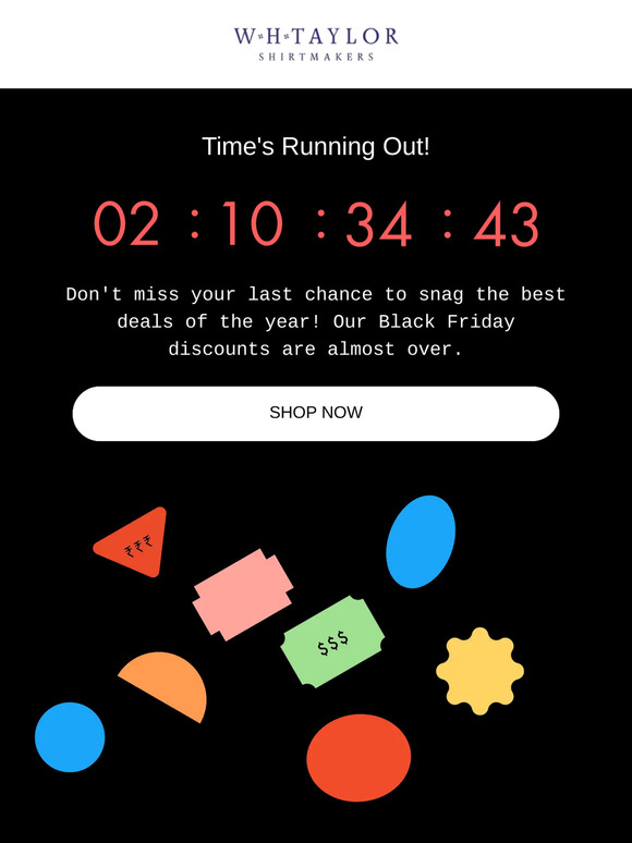 Last Few Days! Bag Your Black Friday Deals