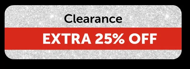 Extra 25% Off Clearance