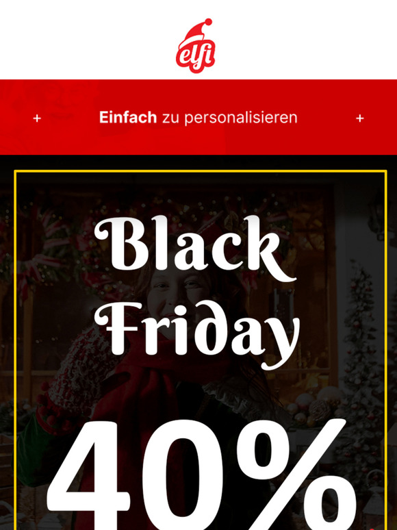 🖤 Black Friday ist live – alles ist bei Elfi um 40 % reduziert! Dein Code ist hier...