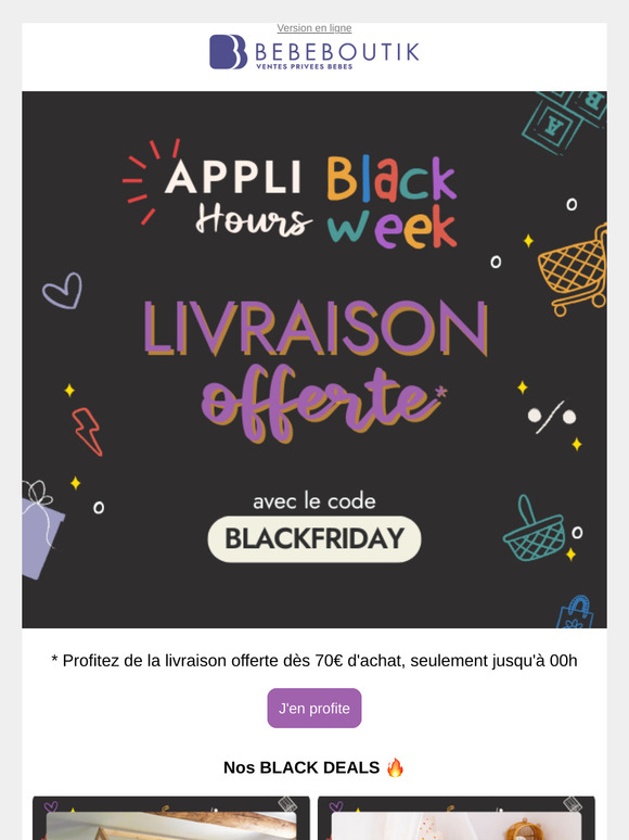 Surprise ! Livraison offerte ce soir 🎉