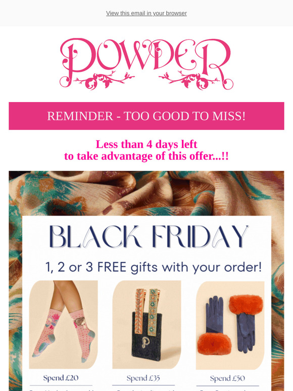 Up to 3 FREE GIFTS with your order!