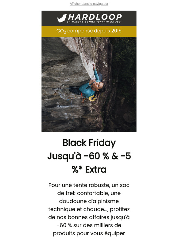 ★ Black Friday | -60 % & -5 % supplémentaires sur (presque) tout le site !