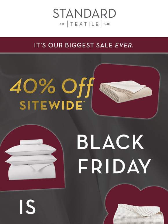 BIGGEST. SALE. EVER. Black Friday is Here!