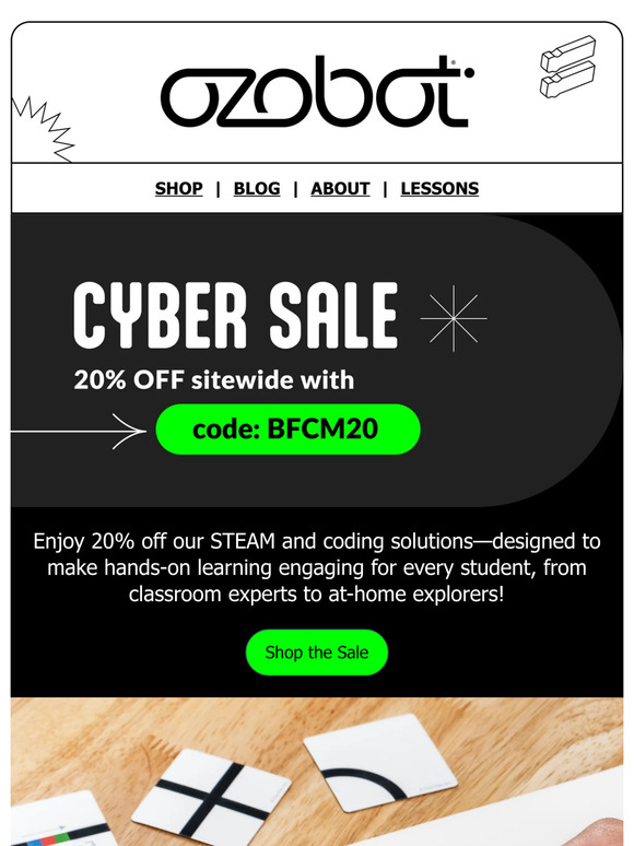 Black Friday is HERE! Save 20% sitewide.