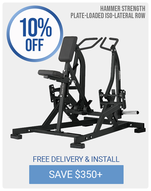 Hammer Strength Plate-Loaded Iso-Lateral Row | 10% OFF