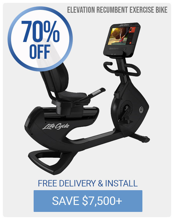 Elevation Series Lifecycle Recumbent Exercise Bike - Outlet | 70% OFF