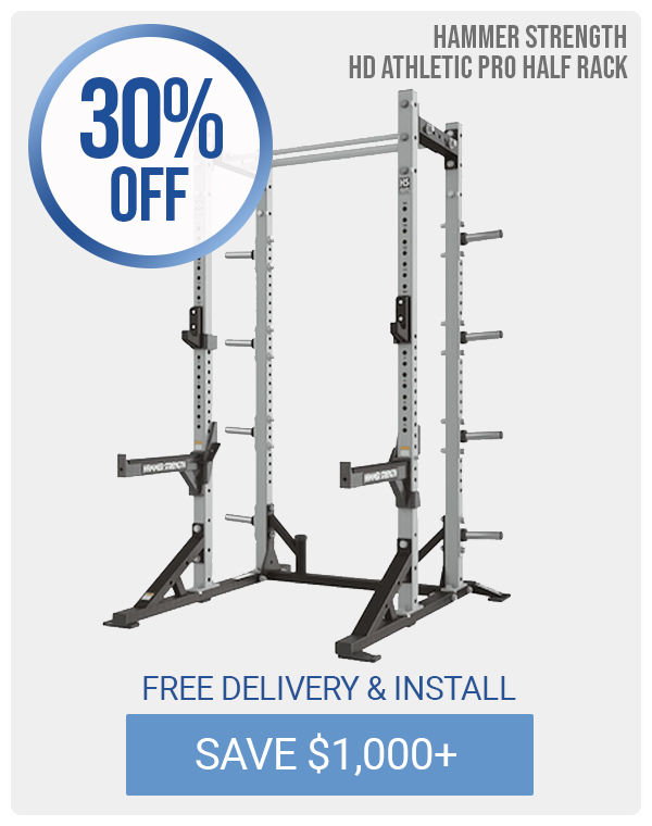 Hammer Strength HD Athletic Pro Half Rack - Outlet | 30% OFF