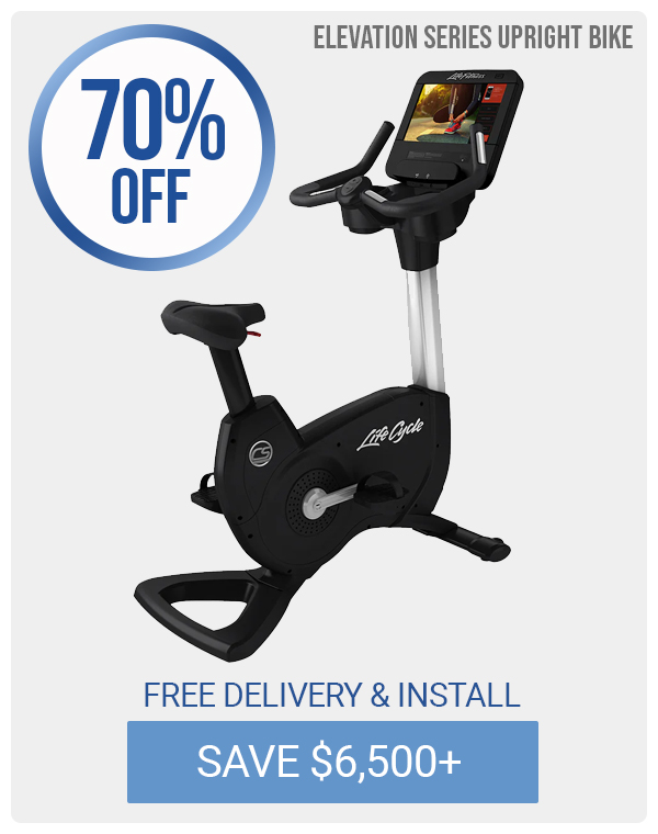 Elevation Series Lifecycle Upright Exercise Bike - Outlet | 70% OFF