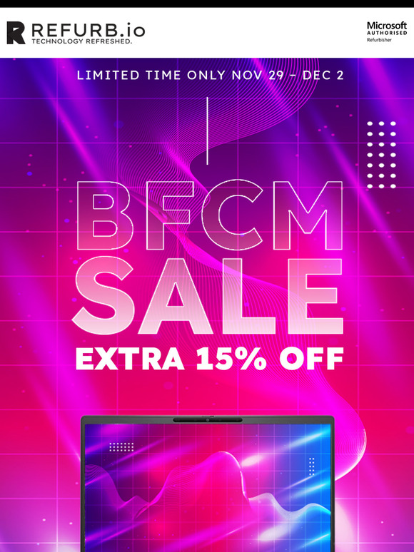 BFCM SALE 💥 15% OFF 💥