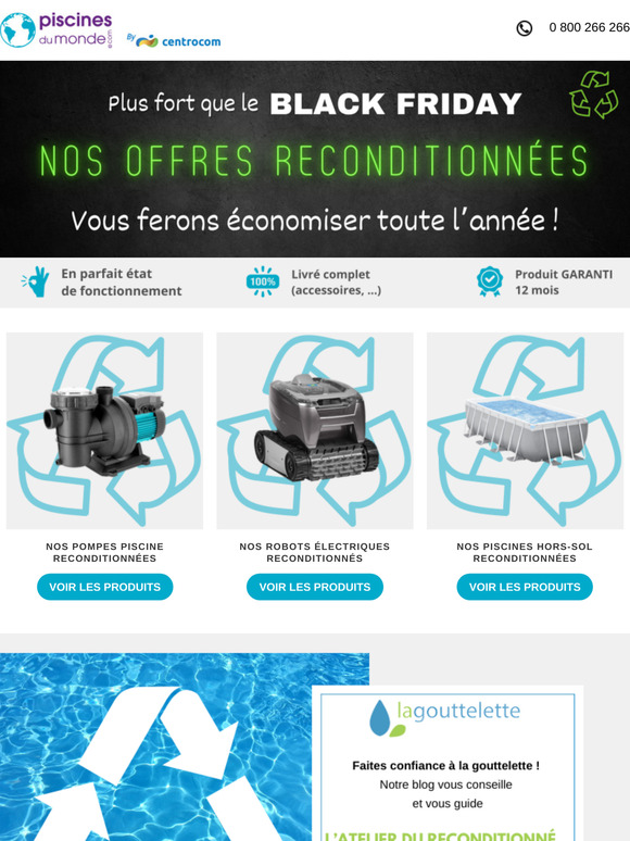 Plus fort que le Black Friday : nos offres reconditionnées vous feront économiser toute l'année !