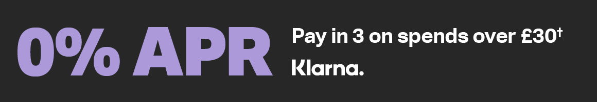 0% APR - PAY IN THREE