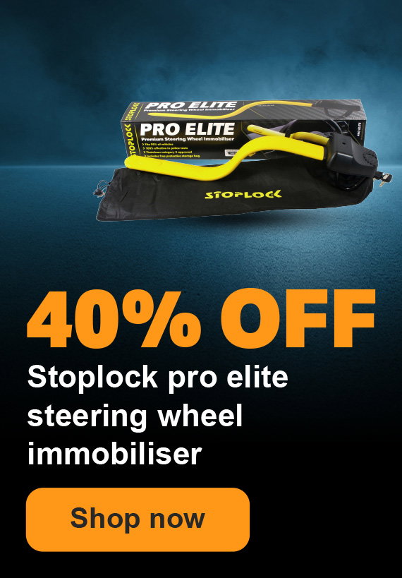 40% OFF STOPLOCK PRO ELITE STEERING WHEEL IMMOBILISER