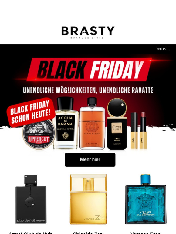 ‼️ Black Friday ist da! ‼️ Die besten Preise für Parfums und Kosmetik ‼️
