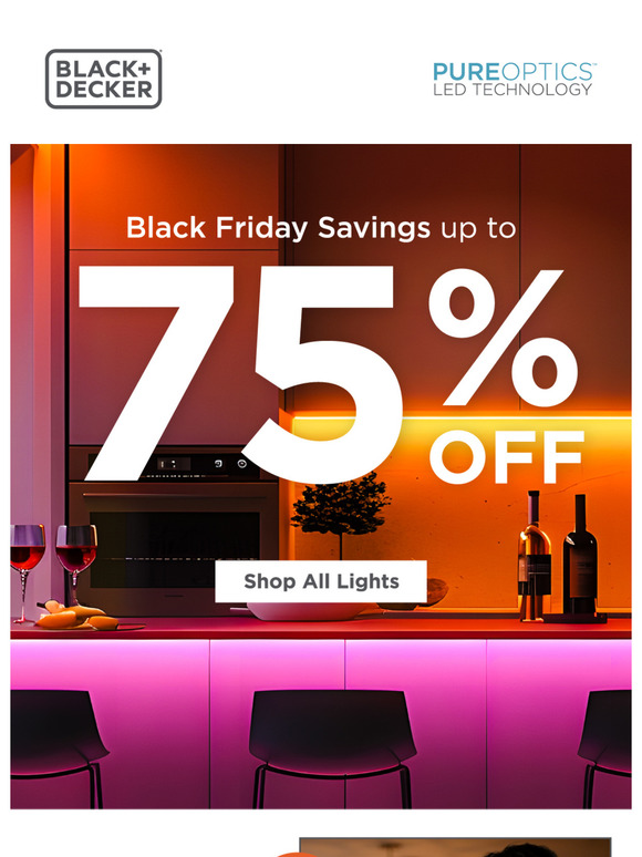 up to 75% OFF for BLACK FRIDAY SAVINGS