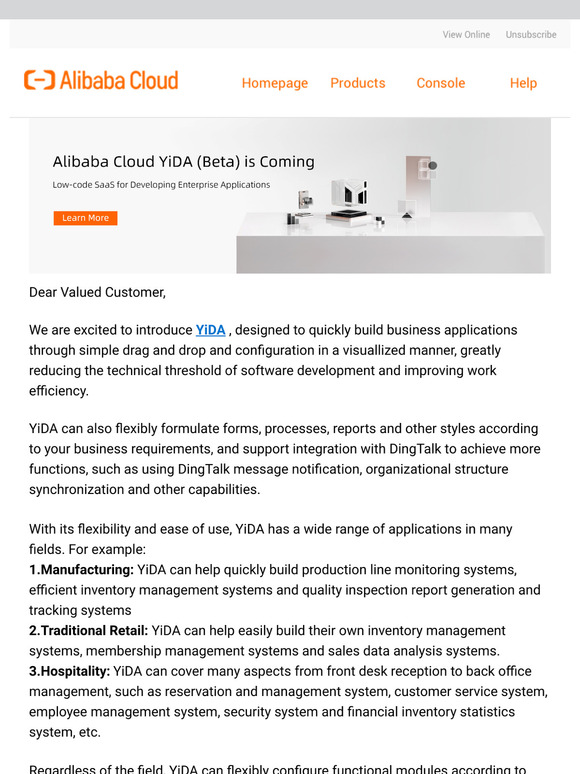 Make Work Easier: Alibaba Cloud YiDA Opens a New Era of Low-Code Development