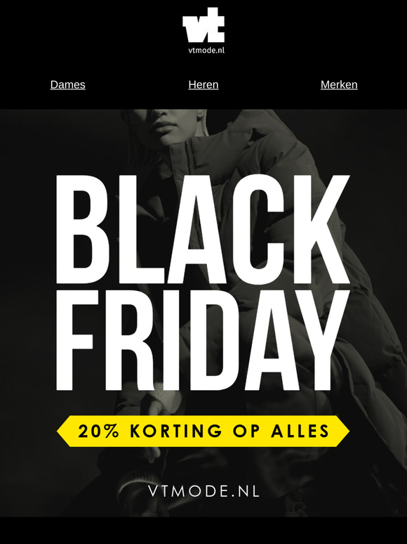 Shop nu met 20% korting op merkkleding