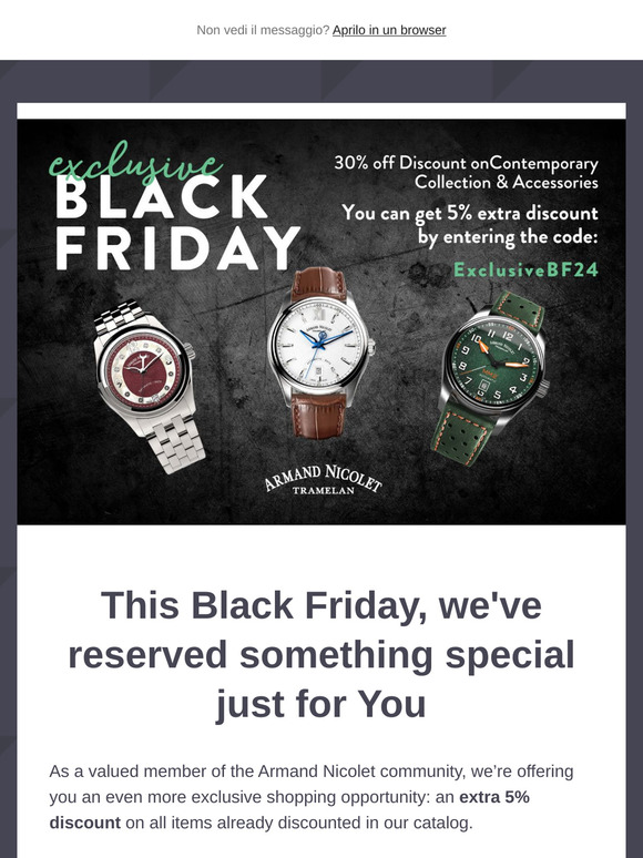 Exclusive Black Friday - Extra 5% Off for Our Subscribers!
