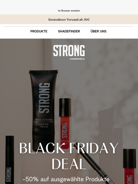 BLACK FRIDAY 🖤 -50% für dich! Sei schnell!