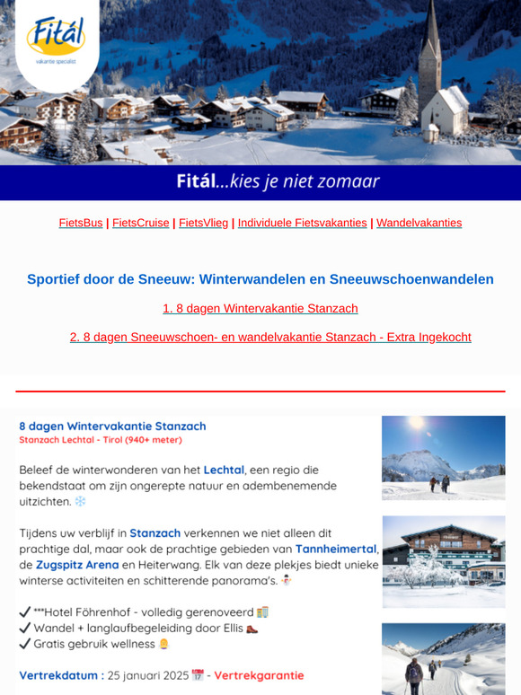 Winterwandelen en Sneeuwschoenwandelen in Stanzach
