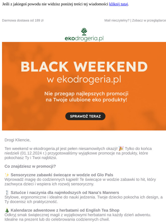 🎁 Weekend pełen okazji! Glo Pals, Nana's Manners, kalendarze English Tea Shop i więcej!