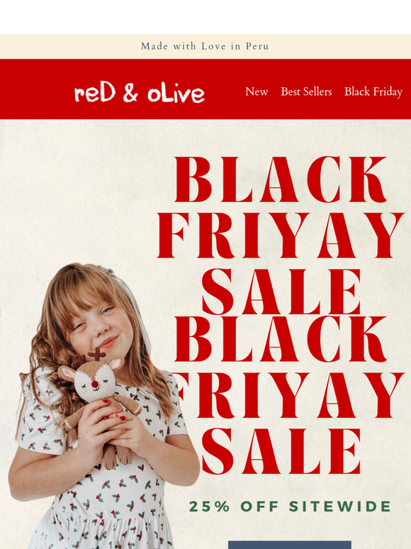 Shop Handmade & Save 25% – Black Friday!