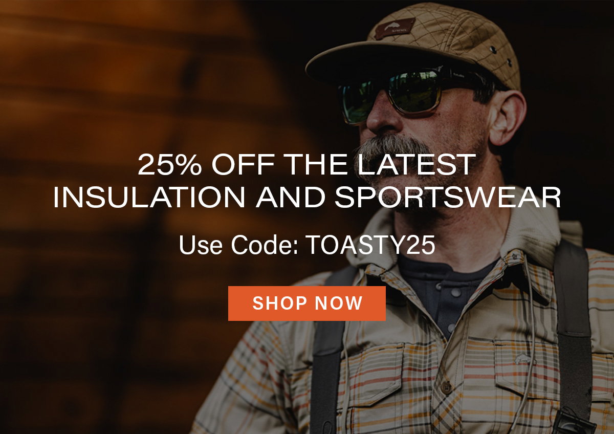25% Off The Latest Insulation and Sportswear