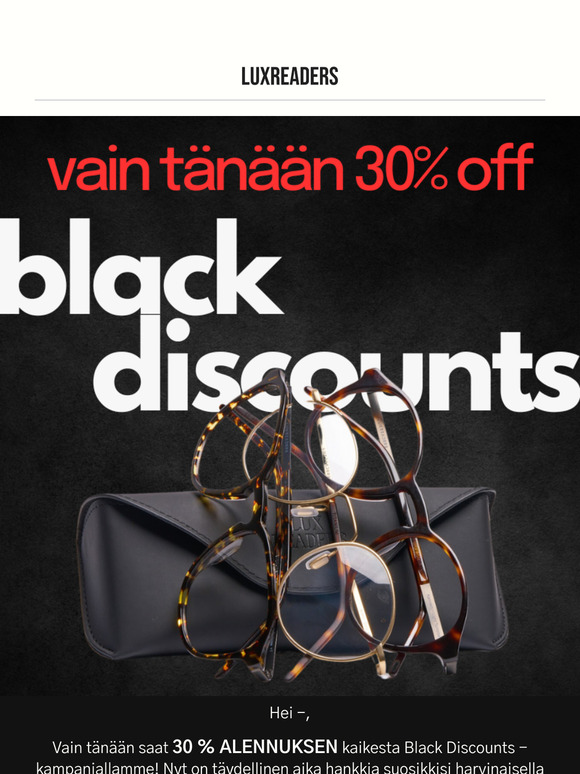 Black Friday on alkanut! 🖤