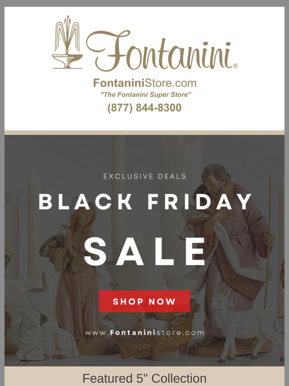 Fontanini Store - Black Friday Sale
