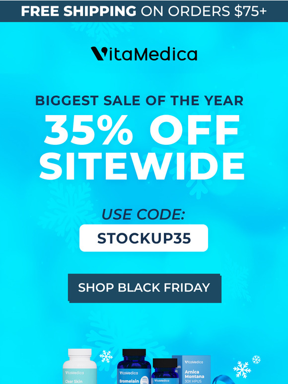 Don't Miss out: 35% Off WHILE SUPPLIES LAST ❄️