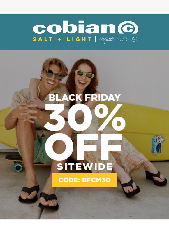Black Friday: 30% Off Sitewide + Free Shipping on $50+ Orders!