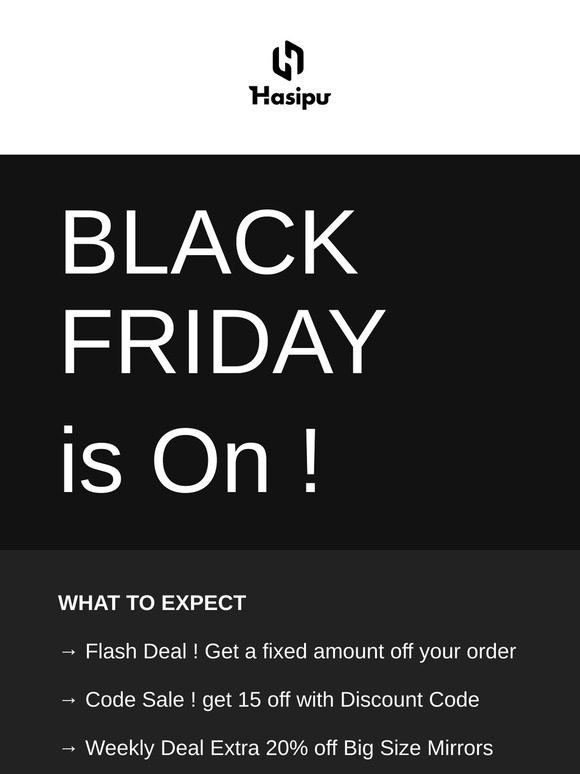 🖤 Psst... Black Friday starts early!