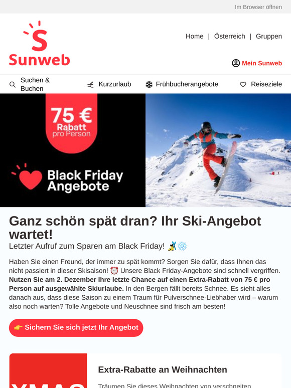 Die Black Friday Deals sind bald zu Ende! ⏳