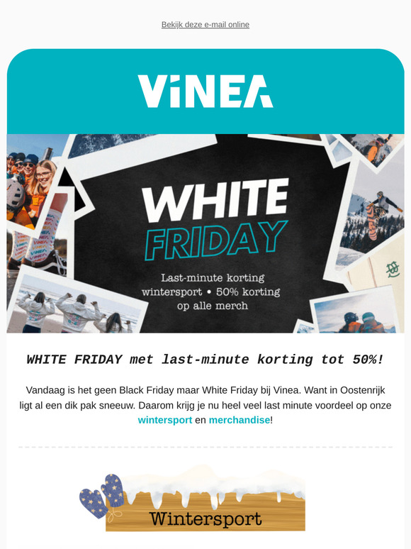 White Friday bij Vinea! 🤍