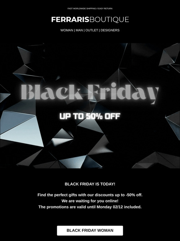BLACK FRIDAY IS HERE! 🖤