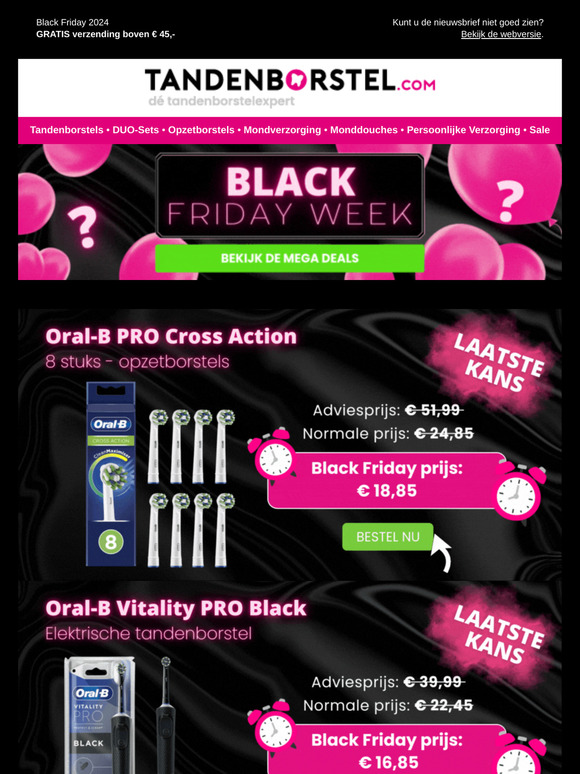 De nieuwste Black Friday Deals 🖤