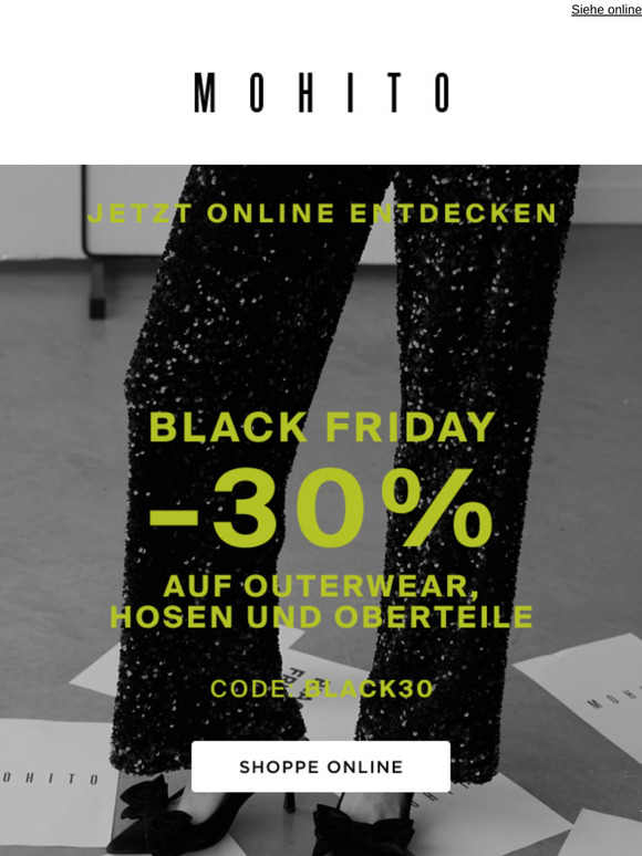 BLACK FRIDAY: -30% warten auf dich 🖤🛍️
