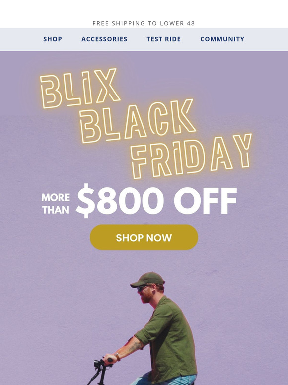 Today: Ride into $800 Savings!