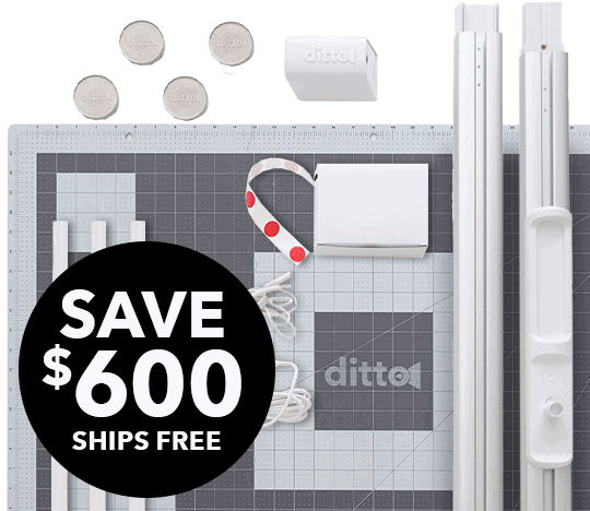 Ditto Pattern Projector. Save $600. Ships Free.
