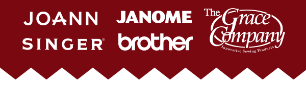JOANN, Janome, The Grace Company, Singer, brother