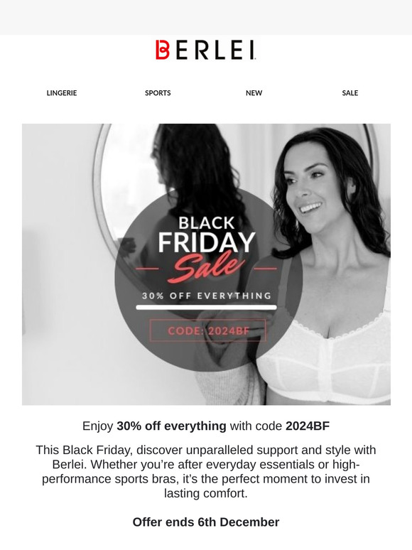 Don't miss the Berlei Black Friday