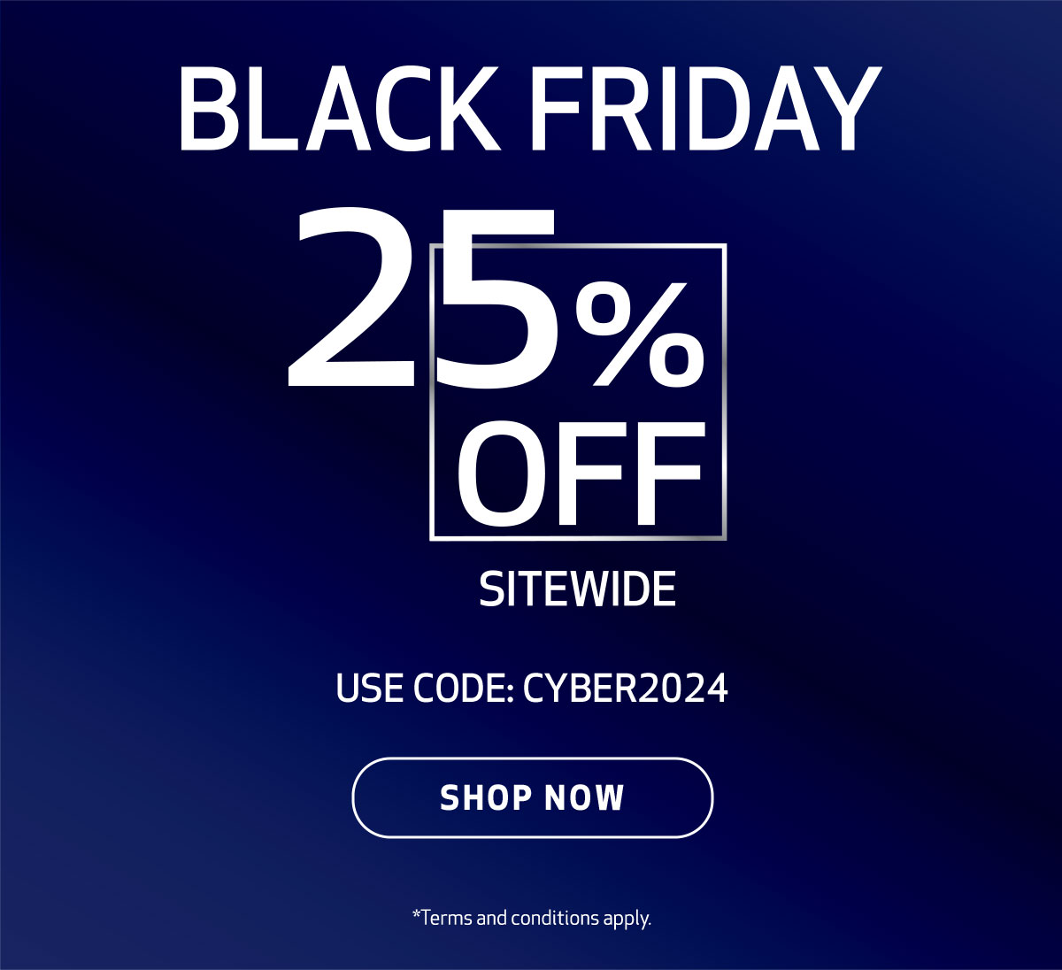 Cyber Sale 25% Off with code CYBER2024
