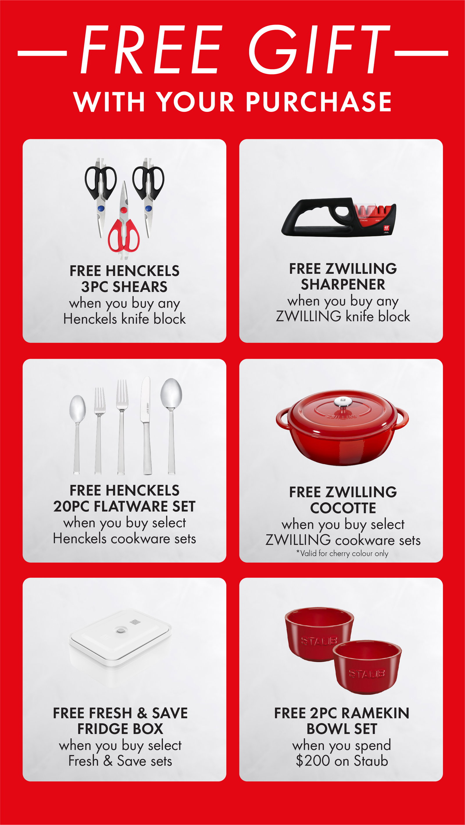 Free Gifts With Your Purchase